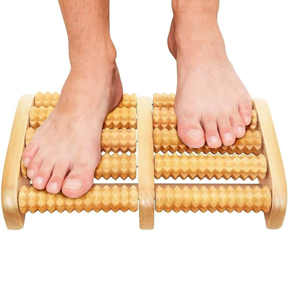 Messager Roller Stress Relief Wooden Roller Foot Messager