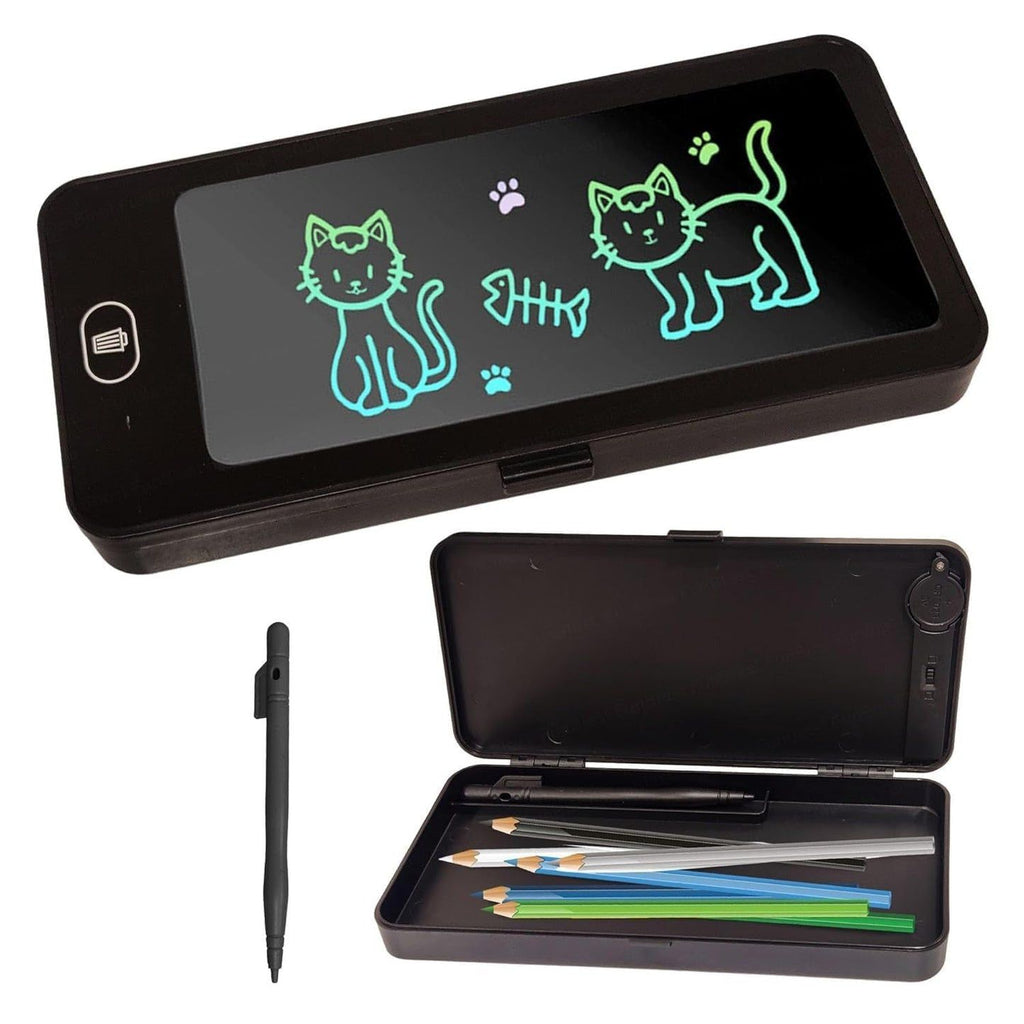 Kids Writing Tablet with Pencil Box