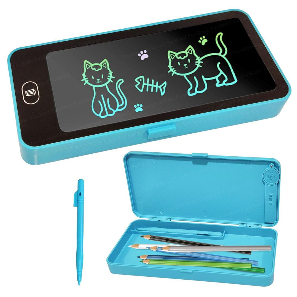Kids Writing Tablet with Pencil Box