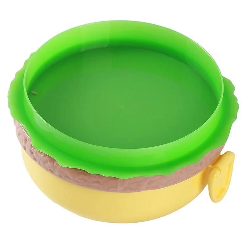 Burger Shape Lunch Box with Spoon