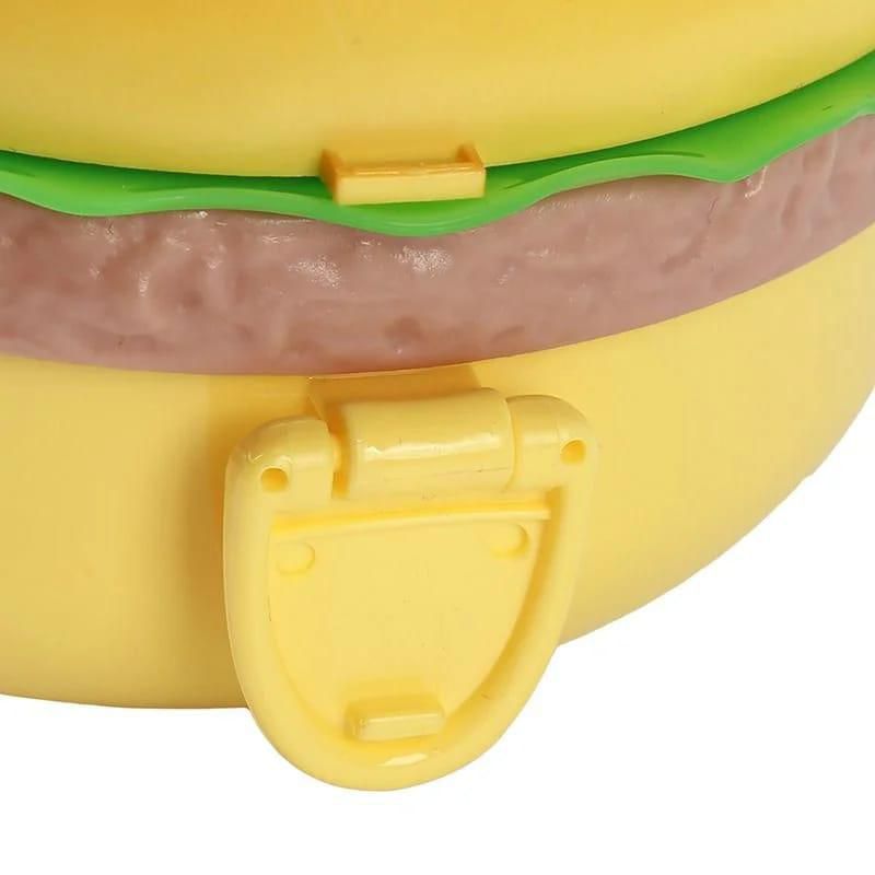 Burger Shape Lunch Box with Spoon