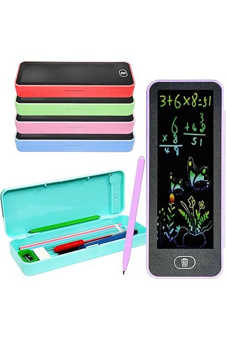 Kids Writing Tablet with Pencil Box