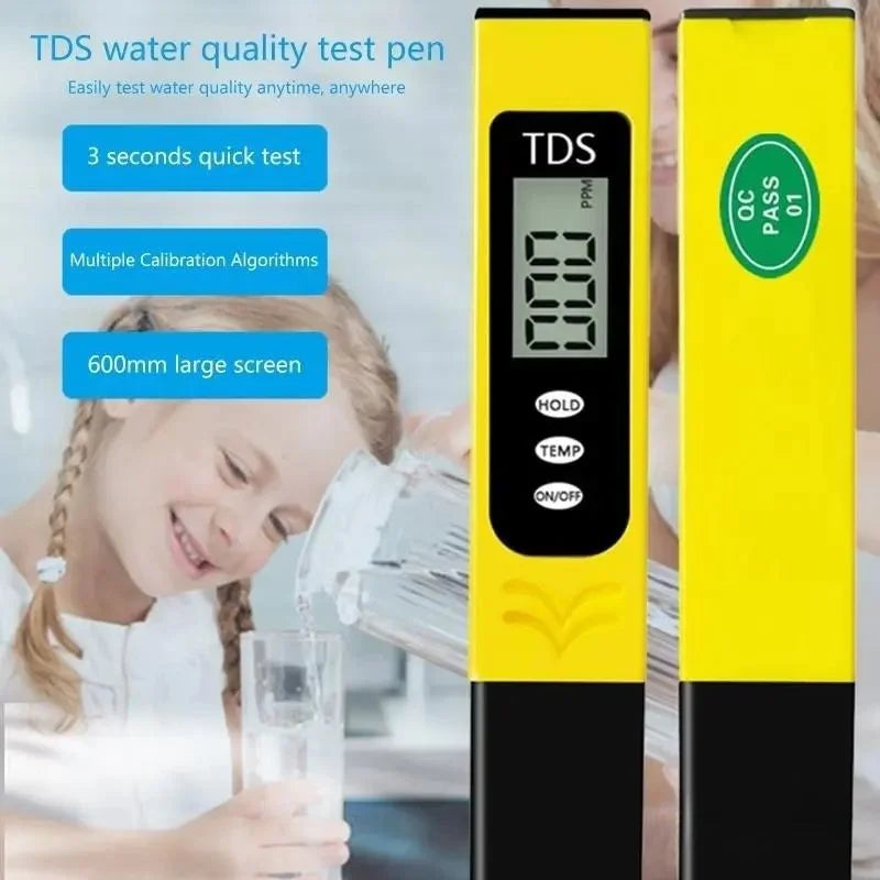 Digital TDS Meter  LCD Water Quality Tester Pen for Drinking Water, RO Systems & Aquariums