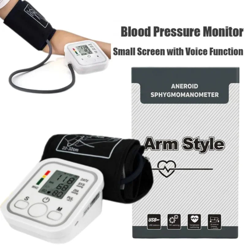 Digital Blood Pressure Monitor Upper Arm Automatic BP