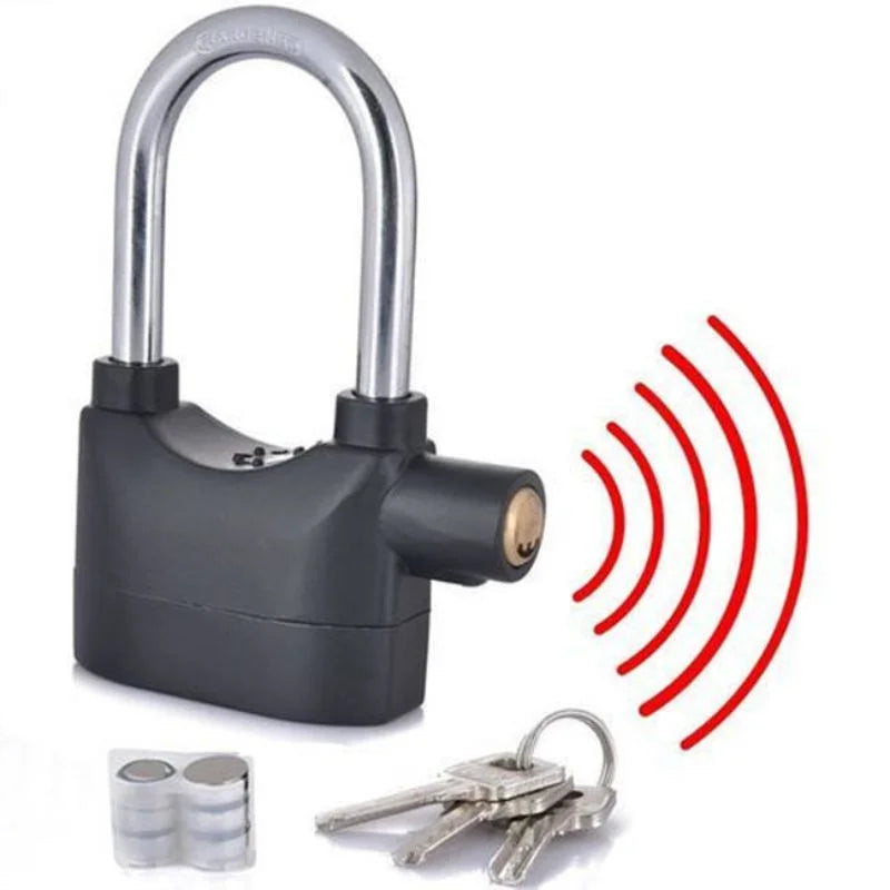 High-Security Gembok Alarm Lock - Waterproof Siren