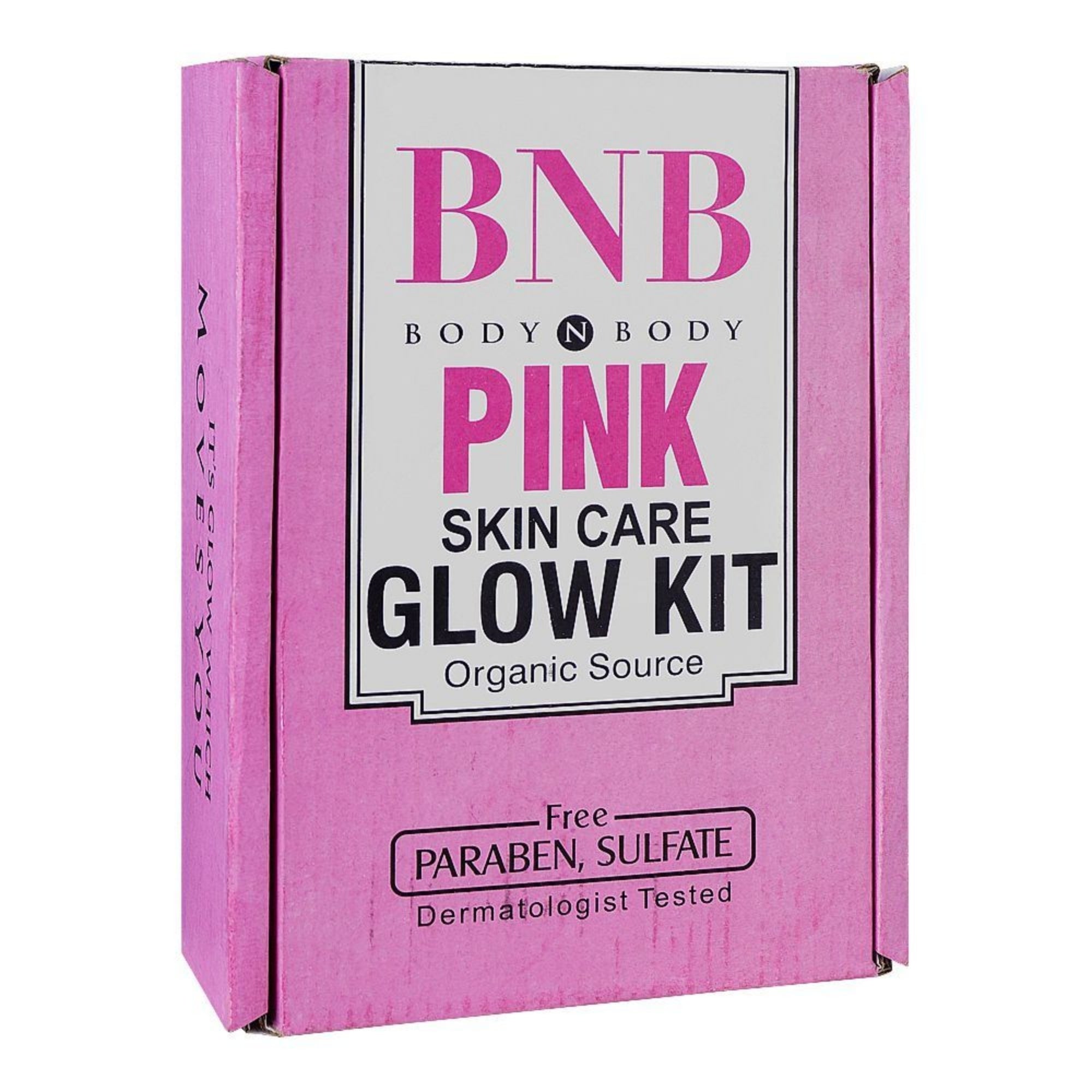 BNB Pink Face Glow Kit  3-in-1 Skincare Wash Mask