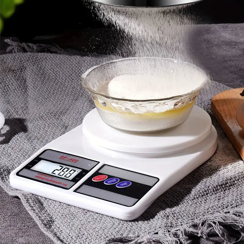 Digital Kitchen Weighing Scale  10kg Capacity  High-Precision LCD with Tare Function
