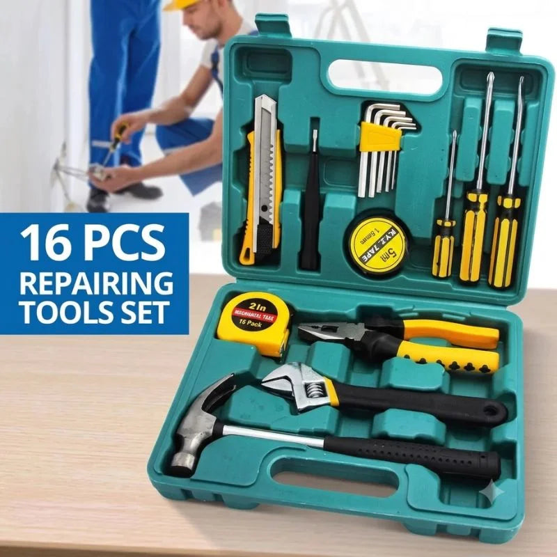 12-in-1 Home Tool Kit  Multi-Purpose Household Repair Tool Set
