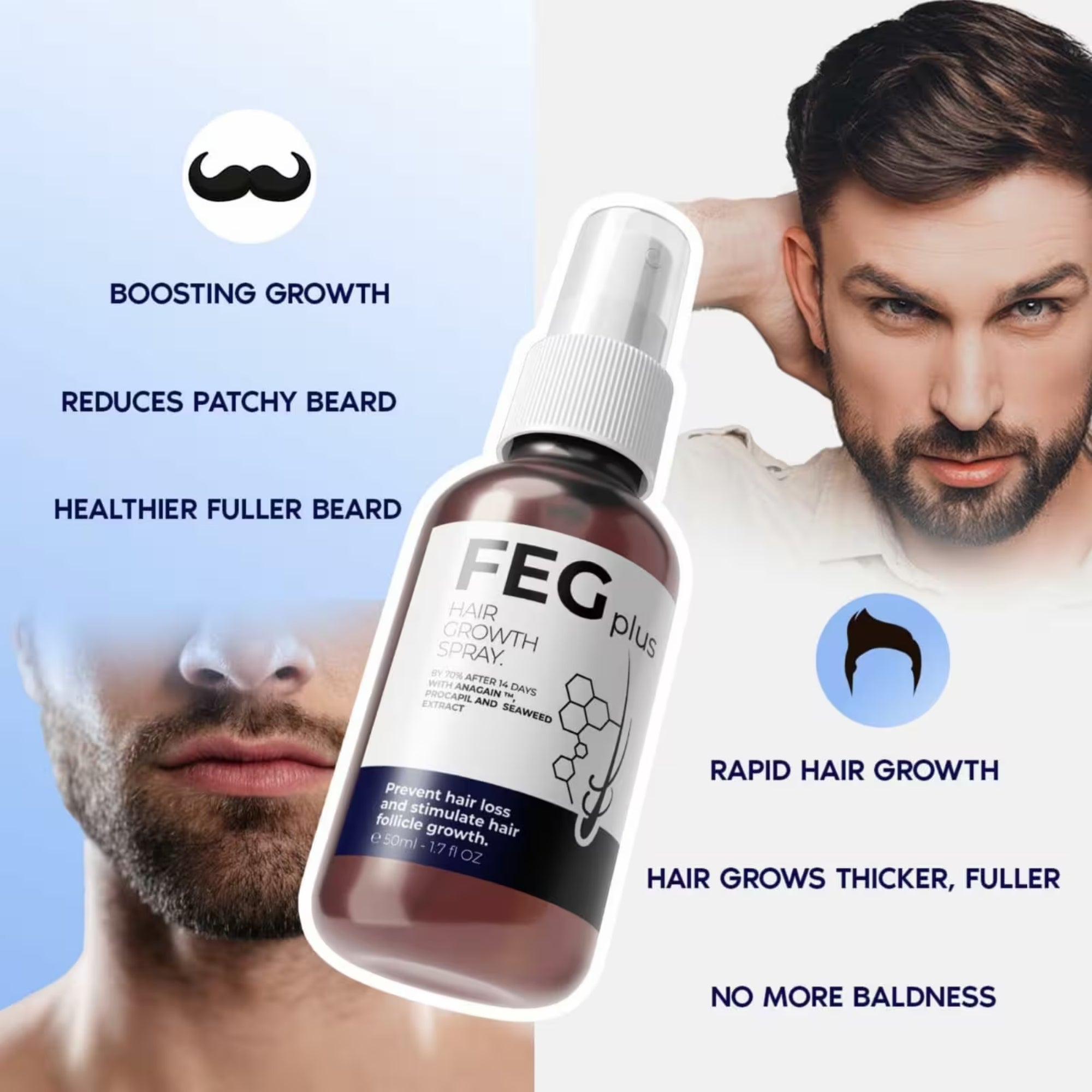 FEG Plus Hair Growth Spray 50ml