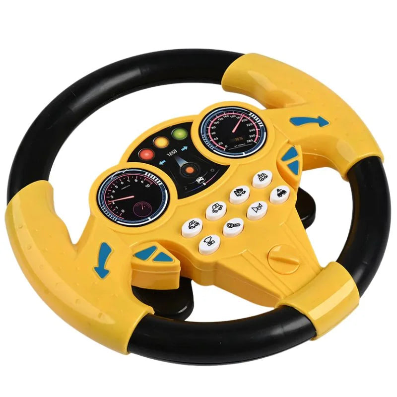 Toy Steering Wheel with Sound Effects for Kids