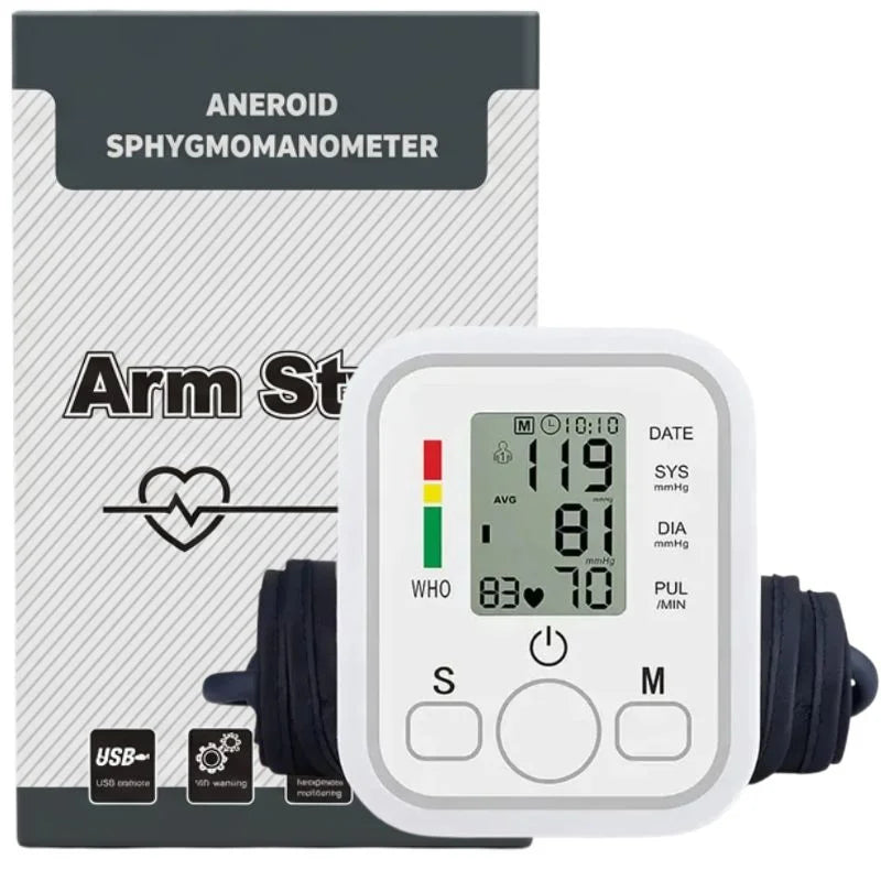 Digital Blood Pressure Monitor Upper Arm Automatic BP