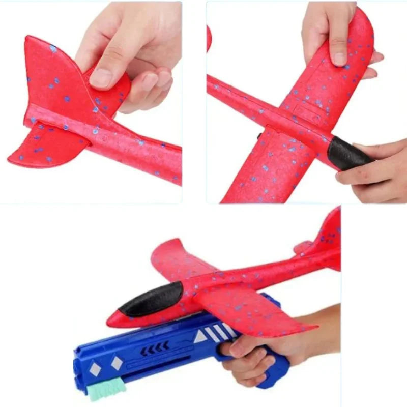 Catapult Gun Aircraft Toy for Kids
