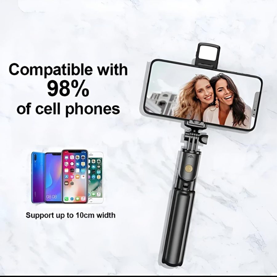 R1s Bluetooth Selfie Stick Tripod with Remote | 360°