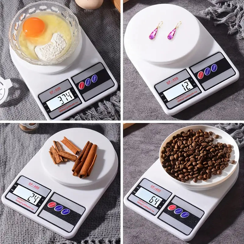 Digital Kitchen Weighing Scale  10kg Capacity  High-Precision LCD with Tare Function