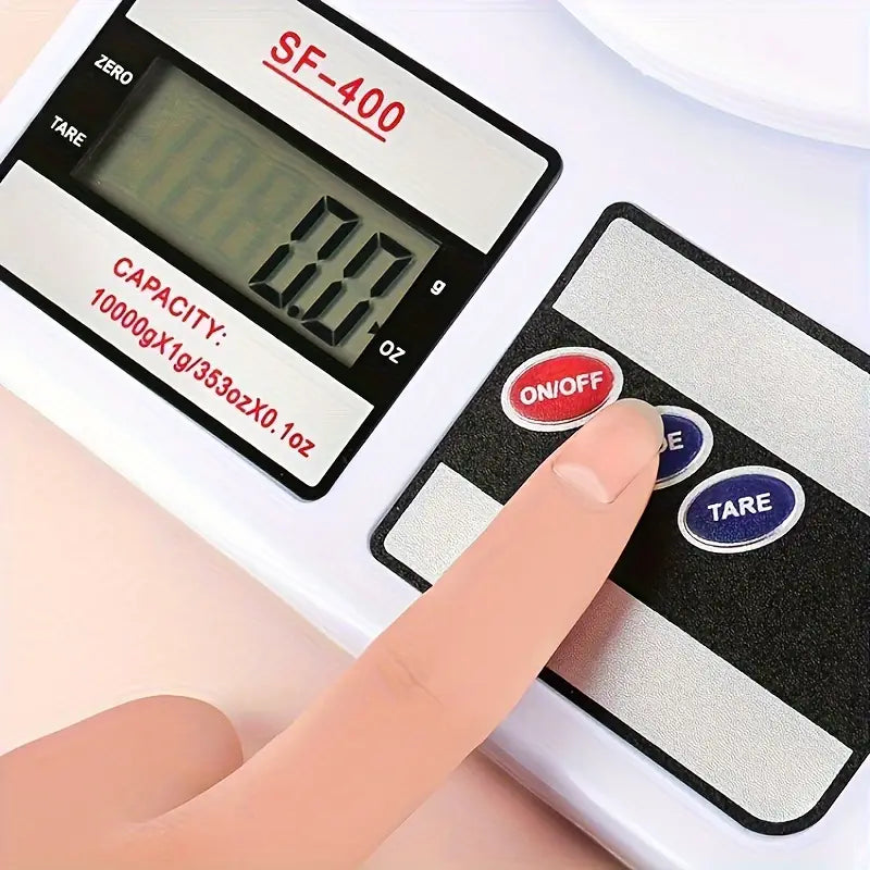 Digital Kitchen Weighing Scale  10kg Capacity  High-Precision LCD with Tare Function